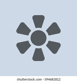 Fan Icon Vector flat design style