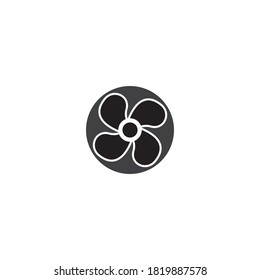 Fan icon vector illusatration design template