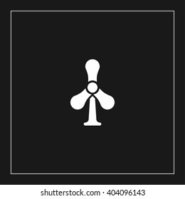 fan icon. fan vector illustration