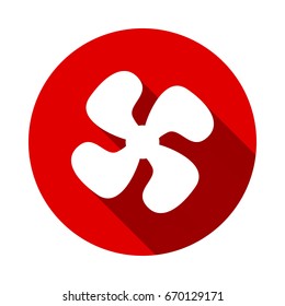 Fan icon Vector illustration