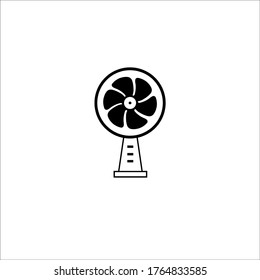 fan icon vector illustration logo template
