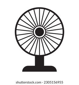 fan icon vector illustration logo design