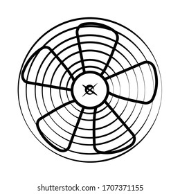 fan icon vector illustration photo
