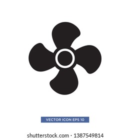 fan icon vector illustration template