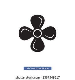 fan icon vector illustration template