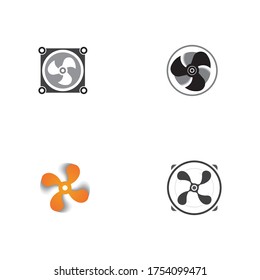 Fan icon vector illustration template image