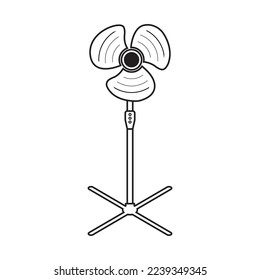 fan icon vector illustration template design