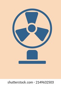 Vektorbild eines Fächers, gut für soziale Medien, Web oder Präsentationen