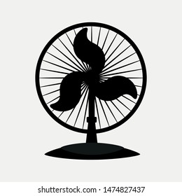 fan icon vector sign. symbol for design