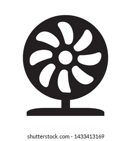 fan icon vector in simple style design template
