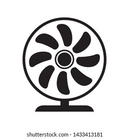 fan icon vector in simple style design template