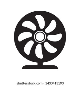fan icon vector in simple style design template