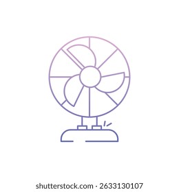 Fan Icon vector stock illustration