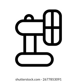 Fan Icon Vector Symbol Design Illustration