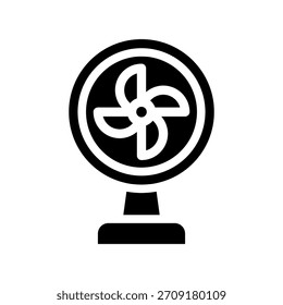 Ilustración de diseño de símbolo de Vector de icono de ventilador