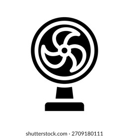 Ilustración de diseño de símbolo de Vector de icono de ventilador