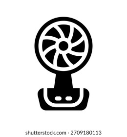 Ilustración de diseño de símbolo de Vector de icono de ventilador