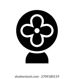 Ilustración de diseño de símbolo de Vector de icono de ventilador