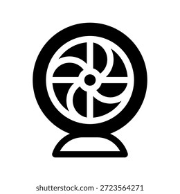 Ilustración de diseño de símbolo de Vector de icono de ventilador