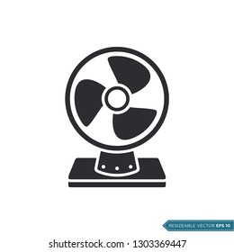 Fan Icon Vector Template