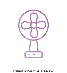 fan icon with white background vector stock illustration