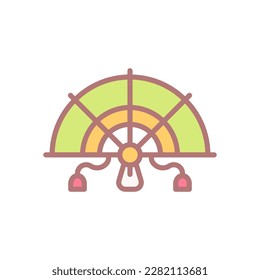 icono de ventilador para el diseño de tu sitio web, logotipo, aplicación, interfaz de usuario.
