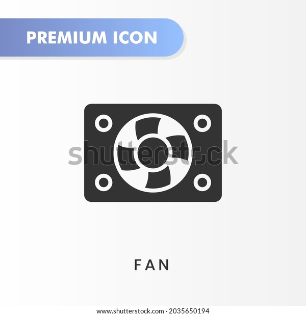 fan icon for your website design, logo, app, UI.\
Vector graphics illustration and editable stroke. fan icon glyph\
design.