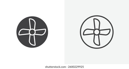 Fan icons design. vector icons for ui designs