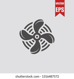 Fan icon.Vector illustration.