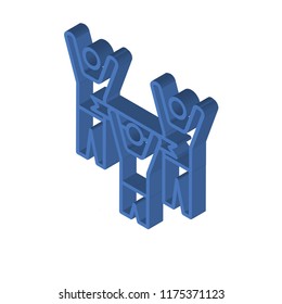 Fan isometric left top view 3D icon