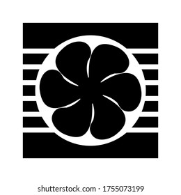 fan laptop icon or logo isolated sign symbol vector illustration - high quality black style vector icons

