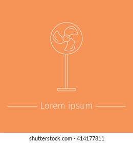 fan line icon