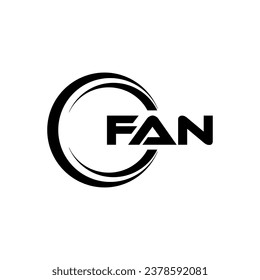 FAN Logo Design, Inspiration for a Unique Identity. Modern Elegance and Creative Design. Watermark Your Success with the Striking this Logo.