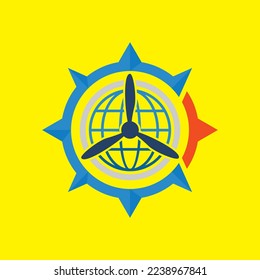 ilustración de diseño vectorial de logotipo de ventilador.eps
