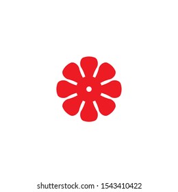 Fan logo vector illustration design