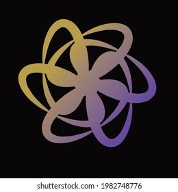Símbolo de símbolo de la plantilla del vector del logotipo del ventilador 
Ilustración. Logotipo de Good For Company