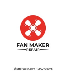 FAN MAKER REPAIR LOGO DESIGN