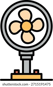 Ventilador Nuevo diseño creativo de iconos vectoriales