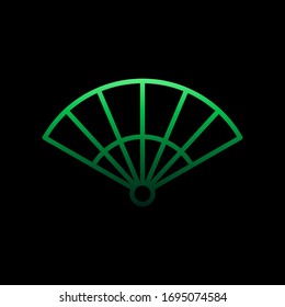 Fan nolan icon. Simple thin line, outline vector of Summer icons for ui and ux, website or mobile application