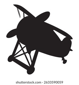 Fan propeller icon silhouette vector flat illustration design.