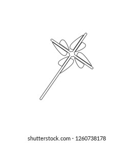 Fan, propeller, toy icon. Toy element icon. Premium quality graphic design icon. Baby Signs, outline symbols collection icon for websites, web design, mobile app on white background