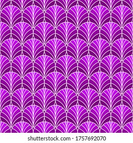 Fan seamless abstract geometric pattern, retro background, chinoiserie pattern