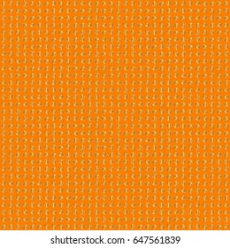 Fan shaped Christmas gold. New Year 2018 holiday decoration. Vector abstract seamless pattern with golden geometrical elements. Golden stylized stars on a orange background.