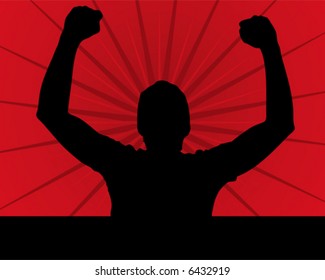 Fan Silhouette 4