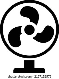 A fan simple shape design vector illustration 