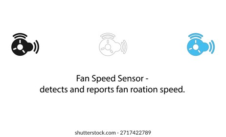 El sensor de velocidad del ventilador detecta e informa la velocidad de rotación del ventilador