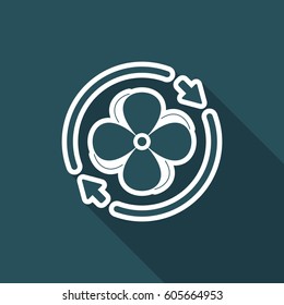 Fan symbol - Vector web icon