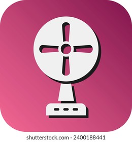 Fan Vector Glyph Gradient Background Icon For Personal And Commercial Use.
