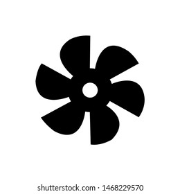 Fan vector icon. cooling fan icon