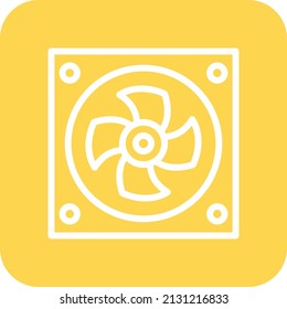 Fan Vector Icon Design Illustration